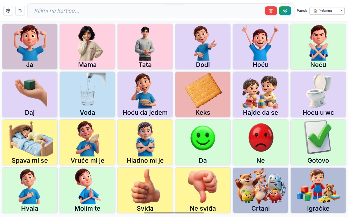 Pokretanje aplikacije AAC SRBIJA